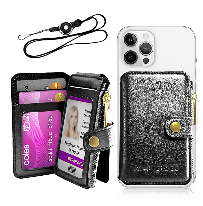 M-Plateau 2021 New iPhone 12 pro max Wallet case with Card Holder ，Thread Wallets with Cell Phone Lanyard,Cell Phone Purse for Most Smartphones - LeoForward Australia