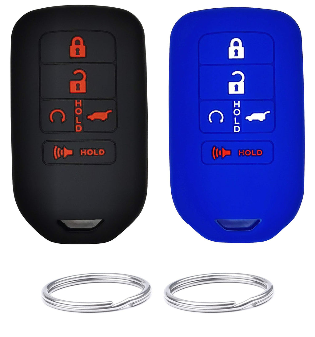 REPROTECTING Silicone Rubber Key Fob Cover Compatible with 2015-2021 Honda Accord CR-V Civic Insight Passport Pilot ACJ932HK1310A KR5V2X A2C92005700 A2C81642600 216J-HK1310A HK1310A - LeoForward Australia