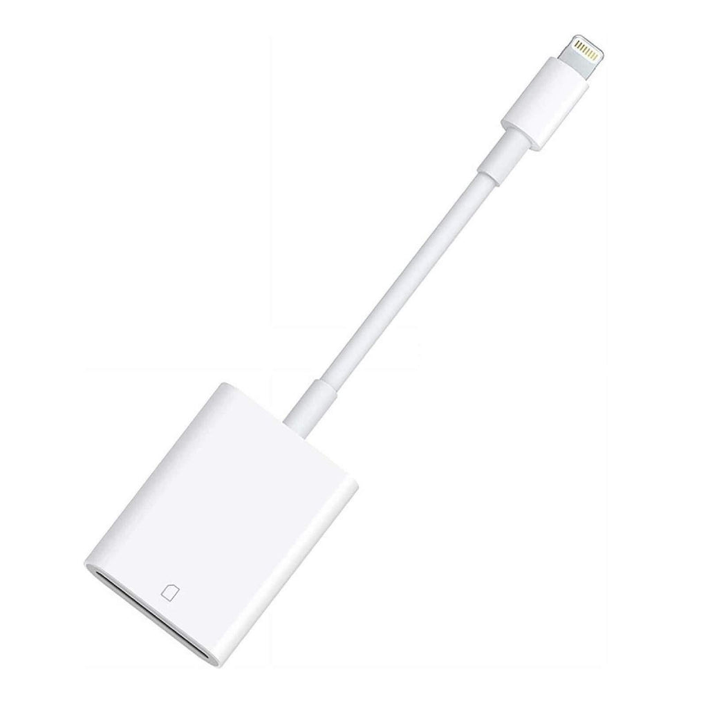  [AUSTRALIA] - Apple MFi Certified Lightning to SD Card Camera Reader for iPhone iPad, Veetone SD Card Reader Memory Card Reader Trail Camera Viewer SD Card Adapter for iPhone 12/11/XS/XR/X/8/7/iPad, Plug and Play One Slot