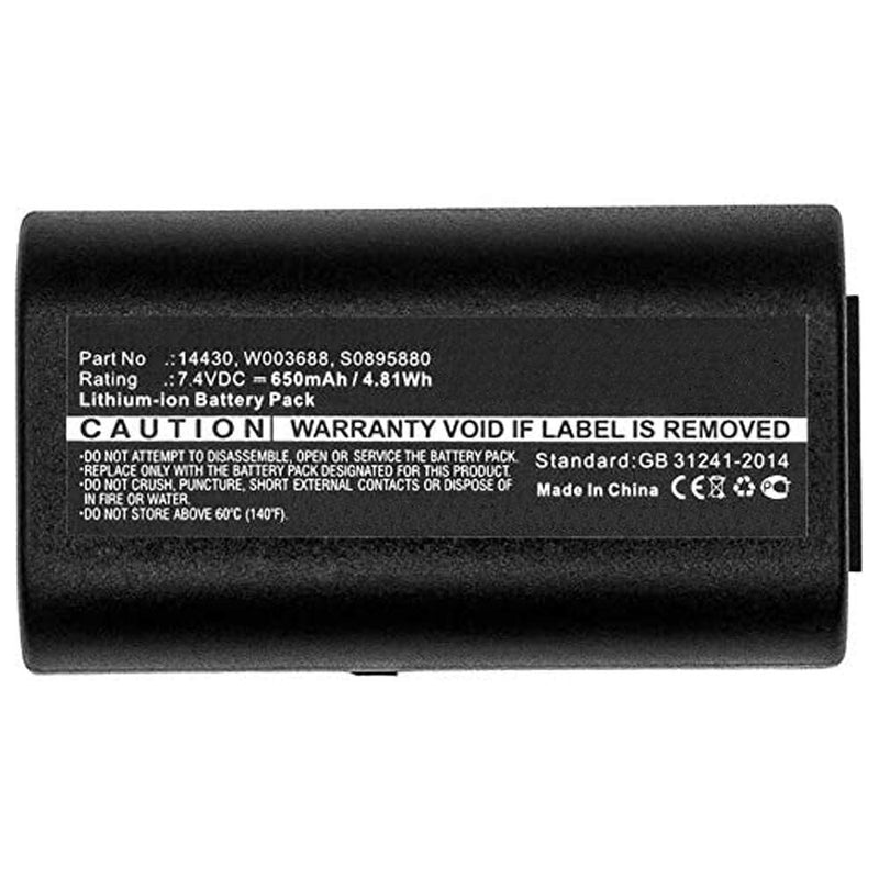 MPF Products 650mAh 14430, S0915380, W003688 Battery Replacement Compatible with 3M PL200, Dymo LabelManager 260, 260P, 280, PnP Portable Label Printer - LeoForward Australia