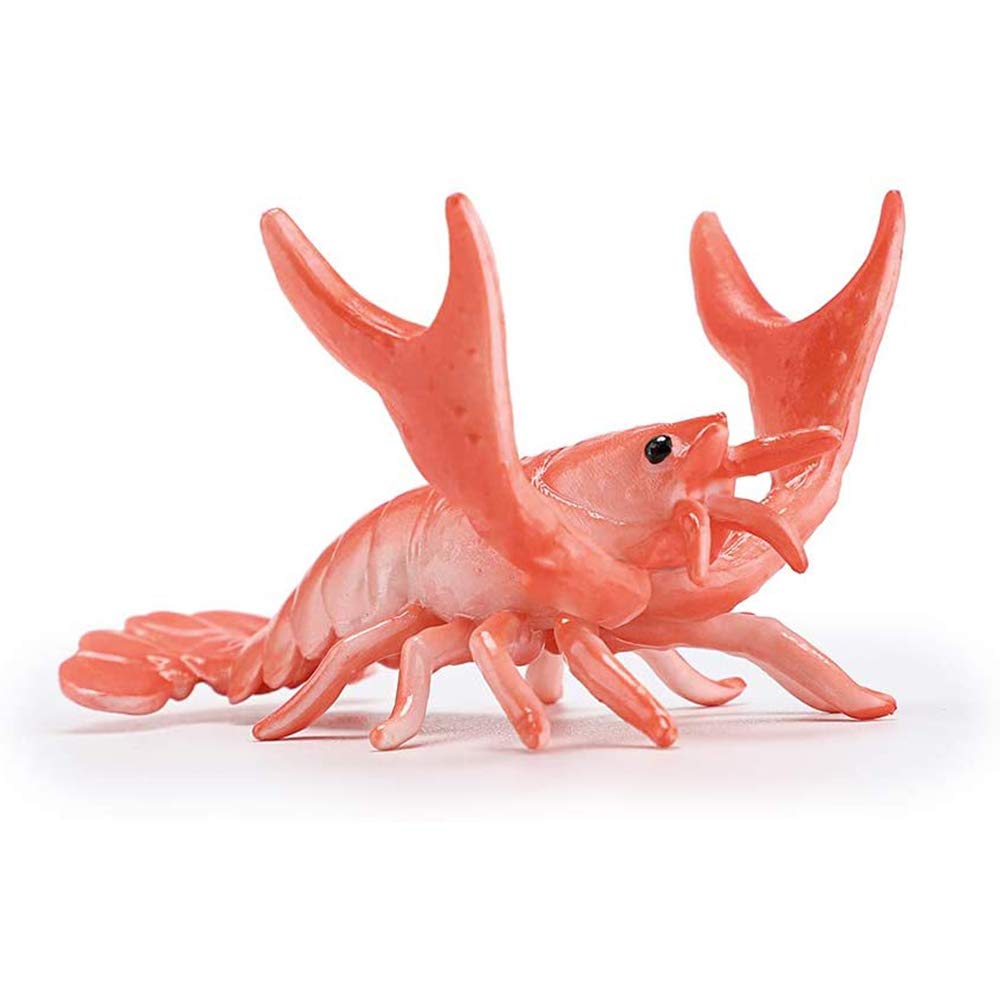 [AUSTRALIA] - bobotron New Cute Lobster Model Pen Holder Weightlifting Lobster Bracket Storage Rack Pen Rack Gift Stationery Red