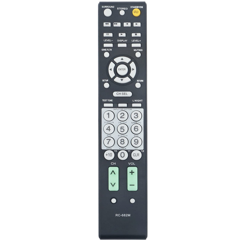 RC-682M Replacement Remote Control fit for Onkyo AV Receiver TX-SA605 TX-SR605 TX-SR605B TX-SA8560 Tx-sa8560 Tx-sr605 Tx-sr605b Sr605s - av Receiver Txsr605s - LeoForward Australia