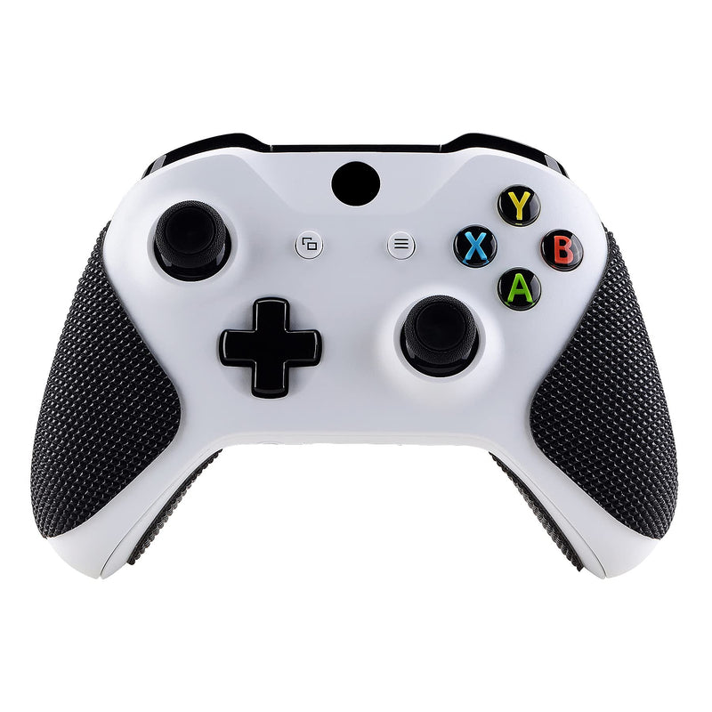 eXtremeRate Black Sweat-Absorbent Controller Grip for Xbox One S/X, Xbox One Controller, Professional Textured Soft Rubber Pads Handle Grips for Xbox One Xbox One S/X Controller - Diamond Grain Diamond Grain-Black - LeoForward Australia