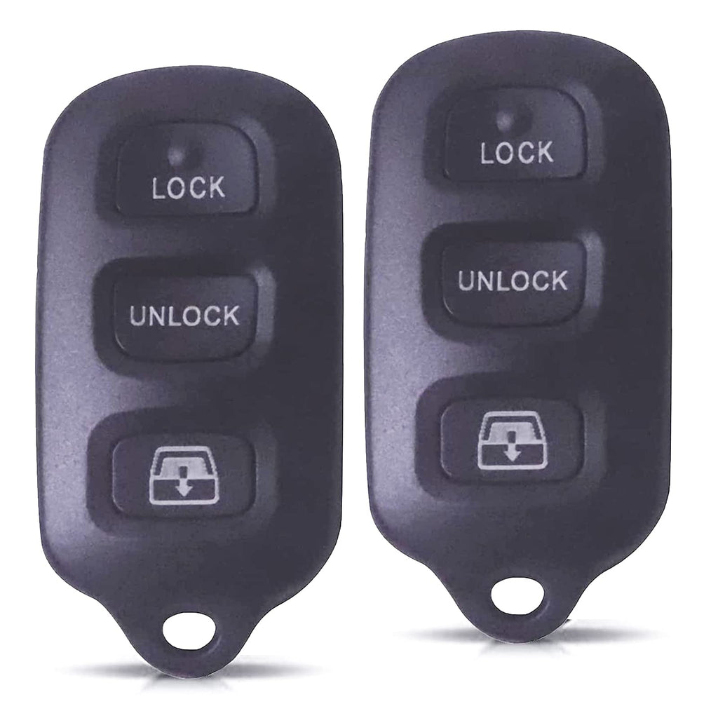 Replacement Keyless Remote Key Fob for 1999-2009 Toyota 4Runner and 2001-2008 Sequoia FCC ID：HYQ12BAN HYQ12BBX HYQ1512Y (Pack of 2) - LeoForward Australia