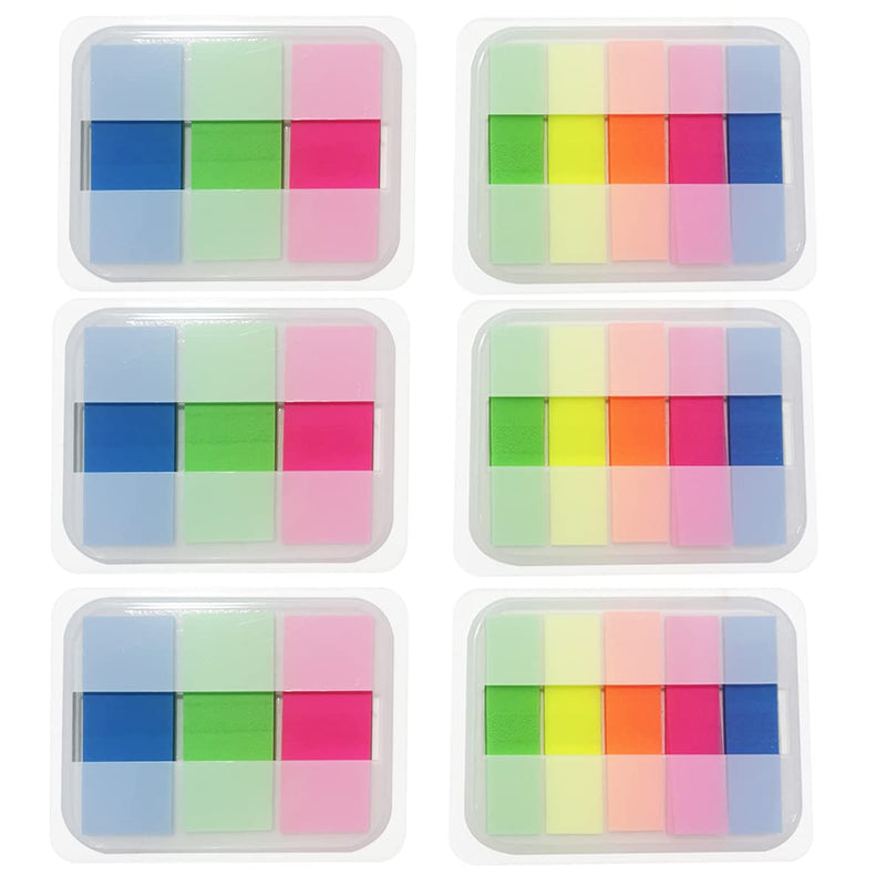  [AUSTRALIA] - LRZCGB Sticky Tabs,Flag Tabs Colorful Flags Sticky Notes Maker Sticky Index,480 Pieces Sticky Notes(6 Sets)