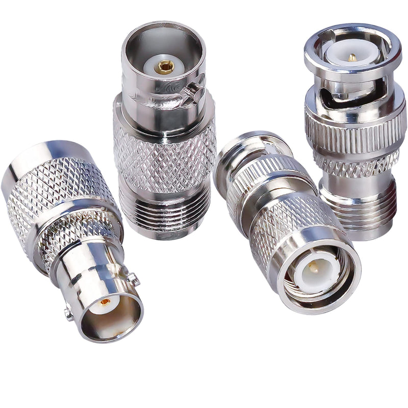  [AUSTRALIA] - TUOLNK 4 Type Set TNC to BNC Jack RF Coax Adapter TNC Female to BNC Male Coaxial Adapters for Wi-Fi Radios External Antenna Connector Kit BNC to TNC Adapter Kit