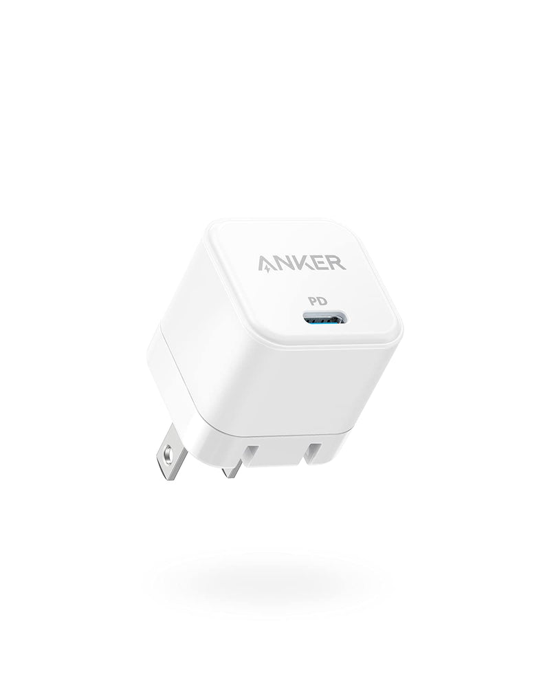  [AUSTRALIA] - USB C Charger, Anker 20W Fast Charger with Foldable Plug, PowerPort III 20W Cube Charger for iPhone 13/13 Mini/13 Pro/13 Pro Max/12, Galaxy, Pixel 4/3, iPad/iPad Mini, and More (Cable Not Included)