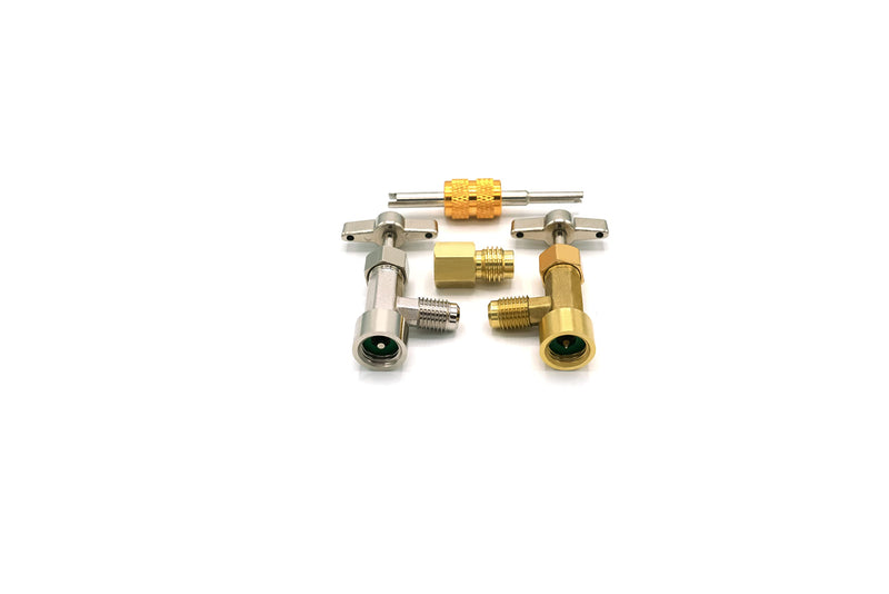  [AUSTRALIA] - Lu-Hawk R134A Self-Sealing, and Single Puncture Can Taps, with Valve Core Removal Tool. Full Kit