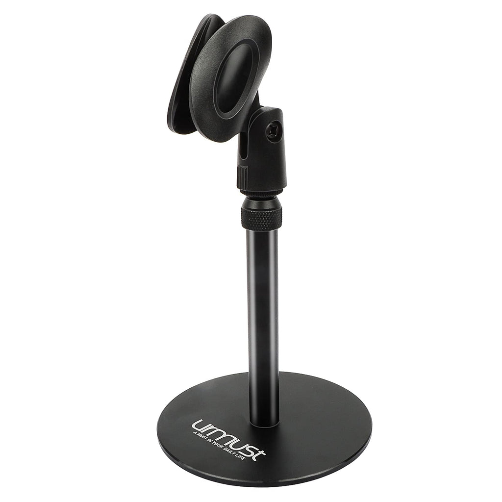  [AUSTRALIA] - Urmust Desk Mic Stand Adjustable Desktop Microphone Stand with Microphone Clip Table Mic Stand for Podcast, livestream, recording, conference, lecture