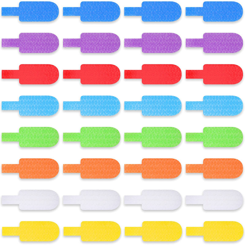  [AUSTRALIA] - 50 Pieces Cable Labels Multi Color Cord Labels Wire Labels, Cable Tags and Wire Tags for Cable Management and Classify for Electronics, Computers and More (Regular Style) Regular Style