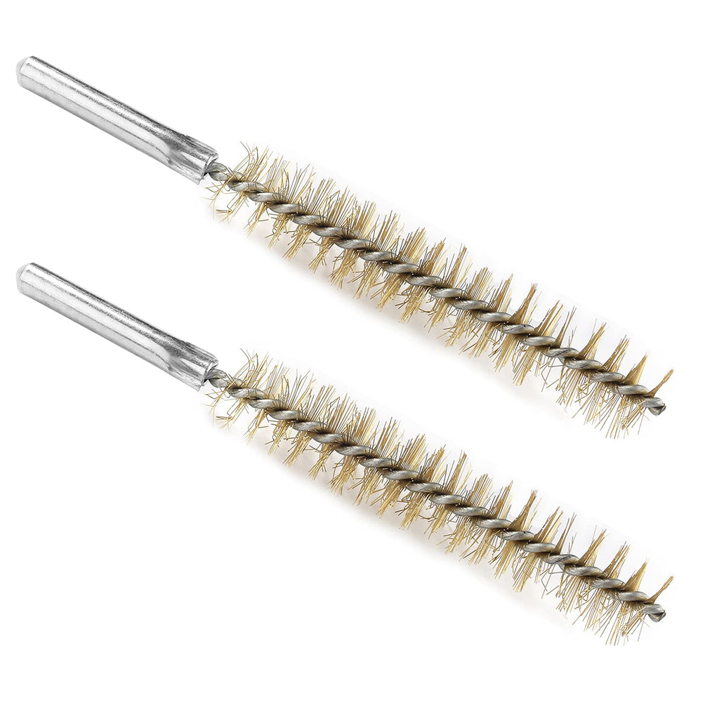  [AUSTRALIA] - Auniwaig 20mm/0.79" Diameter Wire Brush,Bristles Cleaning Wire Bore Brush for Power Drill,Impacts Drivers, Dies Grinders,2pcs