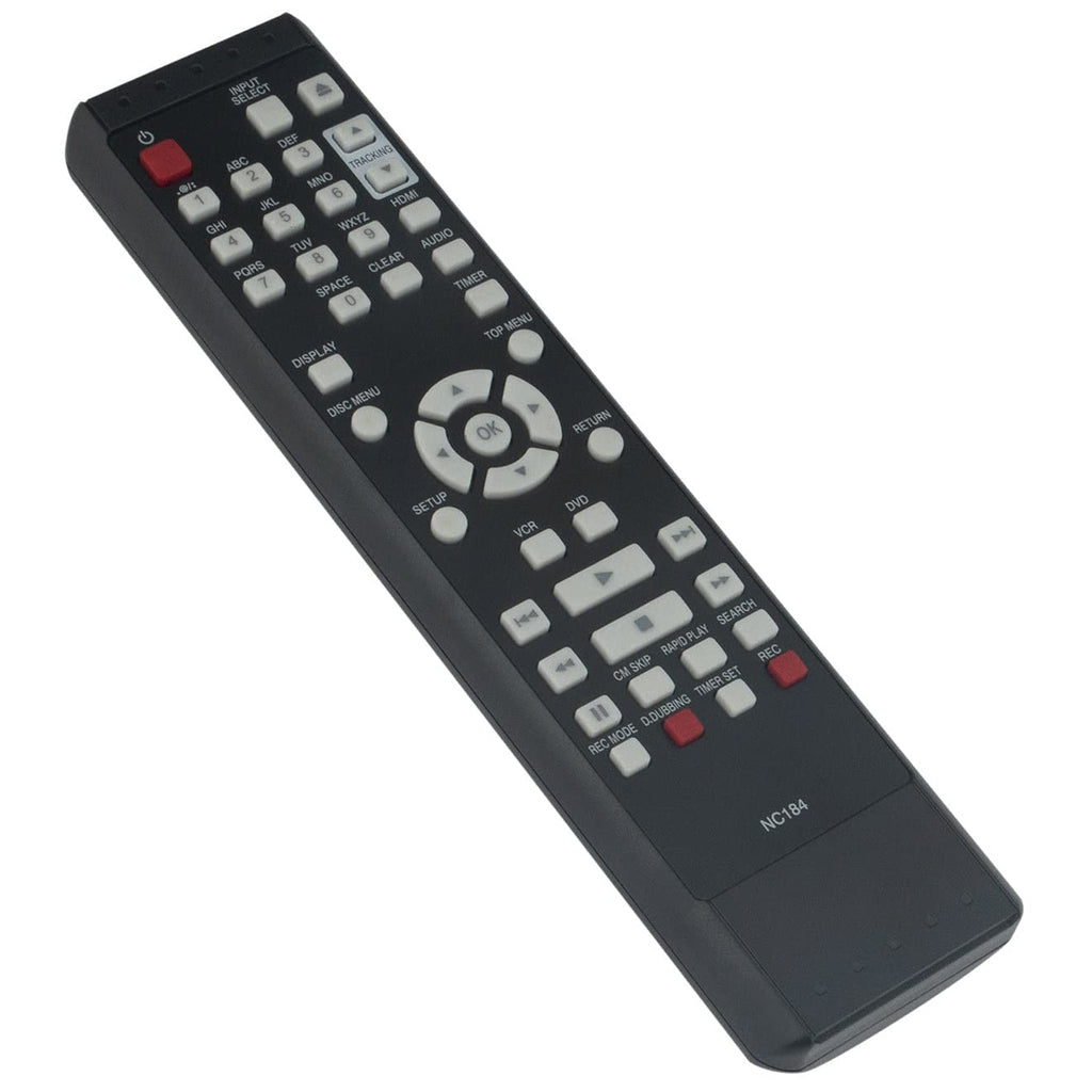 NC184UH NC184 Replace Remote Control fit for Sanyo DVD VCR Combo Recorder FWZV475F FWZV475E - LeoForward Australia