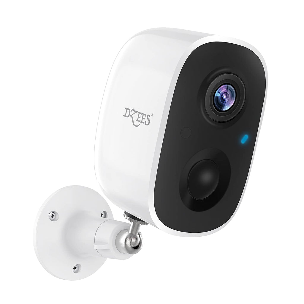  [AUSTRALIA] - Wireless Outdoor Security Camera Dzees, 1080P Battery Powered WiFi Cameras for Home Security, AI Human Pet Vehicle Detection, 90dB Siren Alarm, IR Night Vision, 2-Way Talk, Waterproof, SD/Cloud