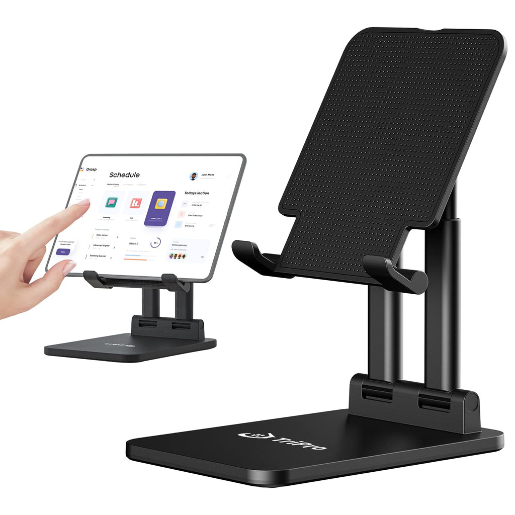  [AUSTRALIA] - TriPro Tablet Stand -Portable Monitor Stand,4.72" Wide, Adjustable & Foldable, Super Sturdy,Tablet Holder for Desk Compatible with iPad/Tablets/Portable Monitor 7"-15.6", Stand for Surface Pro