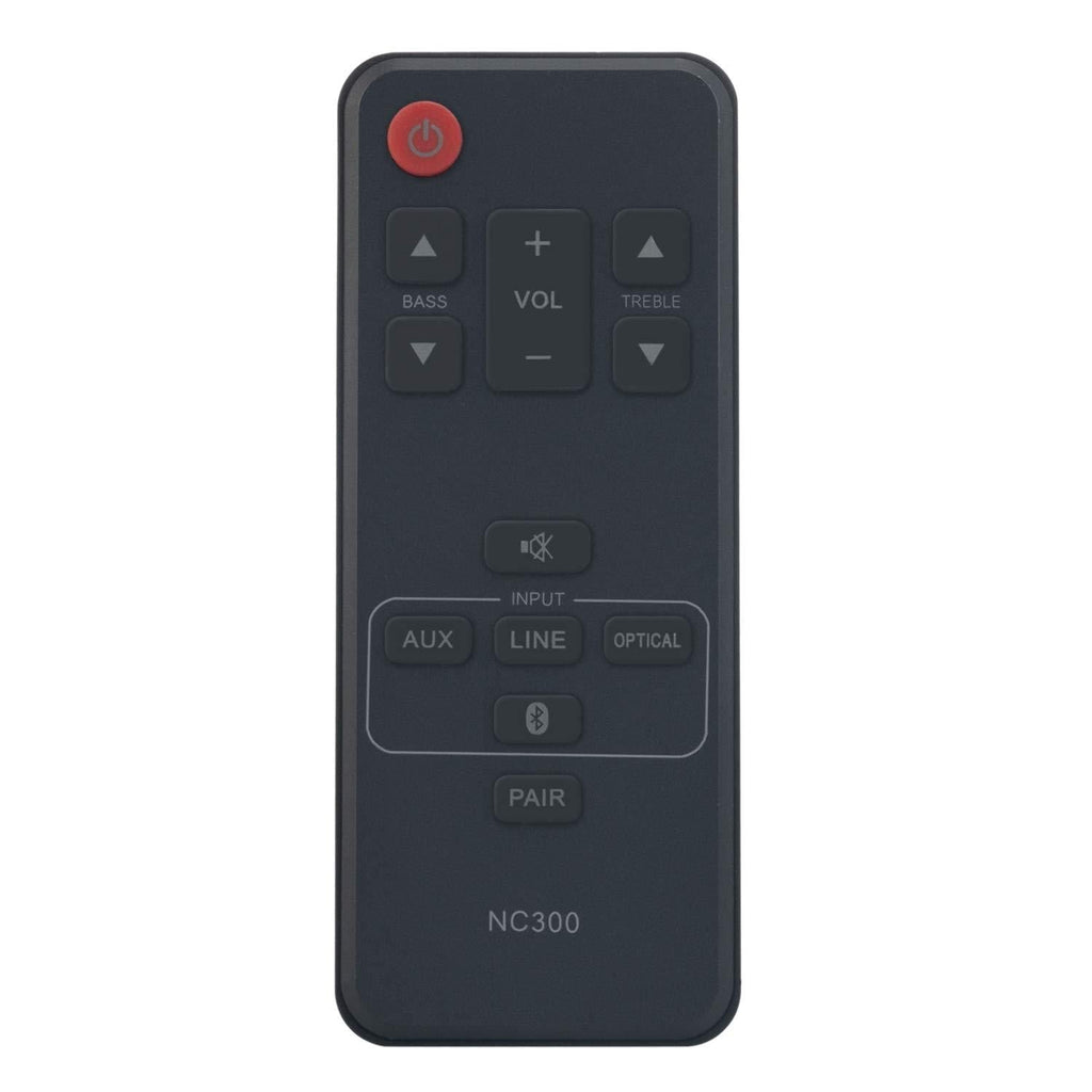 New NC300 Remote Control Replacement - WINFLIKE NC300UH Soundbar Replace Remote Control fit for Sanyo Sound Bar Home Audio FWSB405F FWSB405FA FWSB405FS FWSB405FP Remote Controller - LeoForward Australia