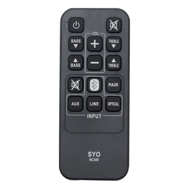 New NC300UH Remote Control Replacement - WINFLIKE NC300 Soundbar Replace Remote Control fit for Sanyo Sound Bar FWSB405F FWSB405FS NC300 NC300UH Remote Controller - LeoForward Australia