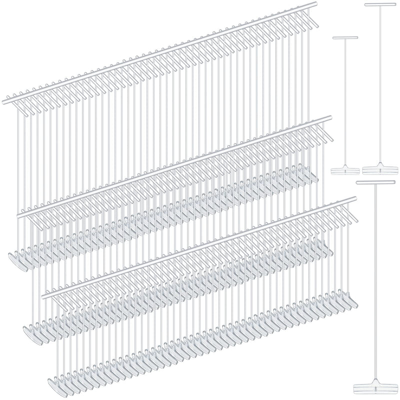  [AUSTRALIA] - 6000 Pieces Standard Tagging Fasteners Price Tag Microstitch Tagging Plastic Regular Garment Clothing Label Microstitch Fastening System Standard Tag for Clothing, 1 Inch, 2 Inch, 3 Inch (Transparent) Transparent