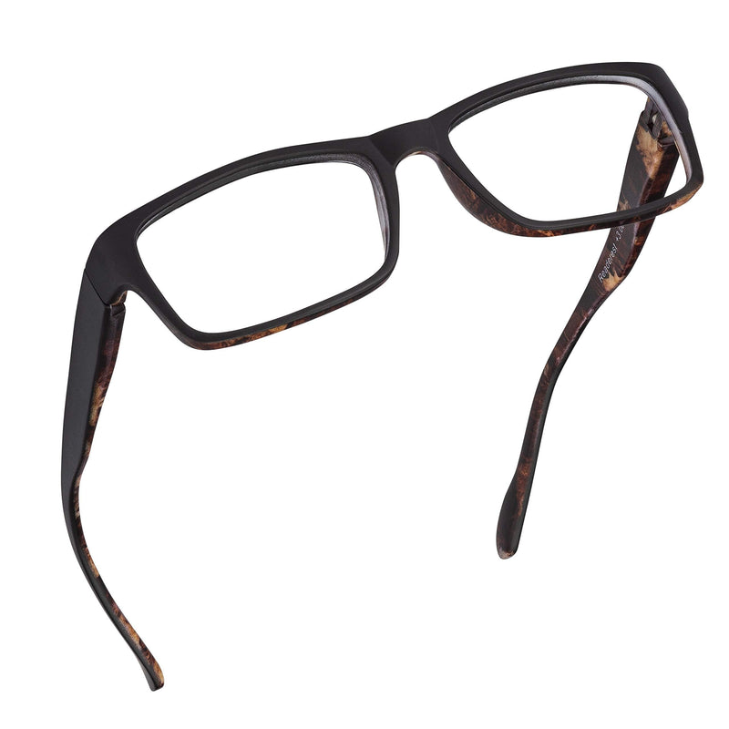 Readerest Blue Light Blocking Reading Glasses (Black/Camo, 1.00 Magnification) Black/Camo 1.0 x - LeoForward Australia