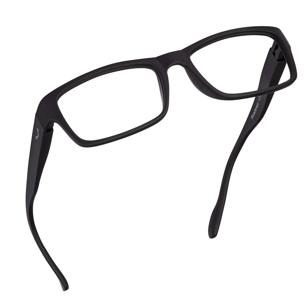 Readerest Blue Light Blocking Reading Glasses (Black, 3.50 Magnification) Black 3.5 x - LeoForward Australia