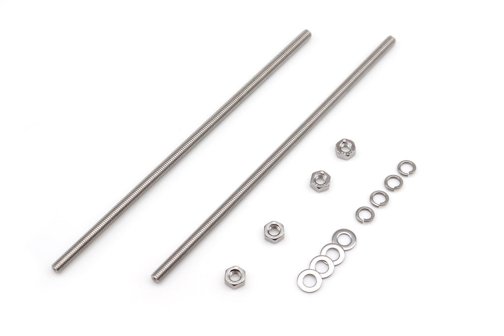  [AUSTRALIA] - Milliontronic Fully Threaded Screw Rods Stainless Steel 304 with Hex Nuts Washers and Spring Washers | Metric (M4x250mm (2 Sets)) M4x250mm (2 Sets)