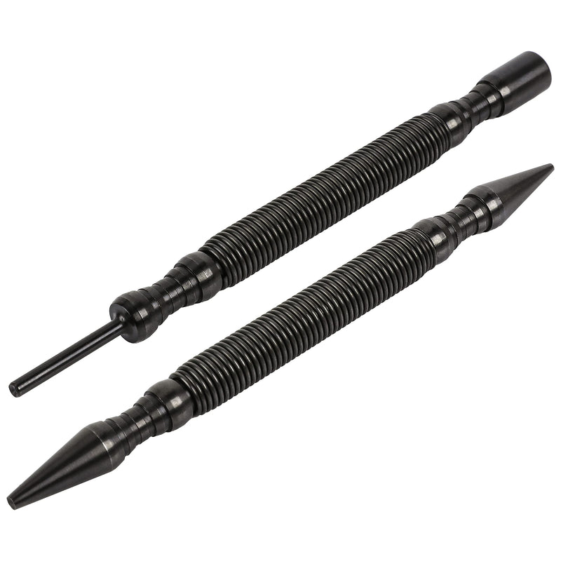  [AUSTRALIA] - ARES 10012 – 2-Piece Dual Head Nail Setter & Hinge Pin Remover Punch Set – Nail Setter Features 1/32-Inch (#1) and 1/16-Inch (#2) Dual Head Design – CNC-Precision Machined - 5000 PSI Striking Force Nail Setter and Hinge Pin Punch