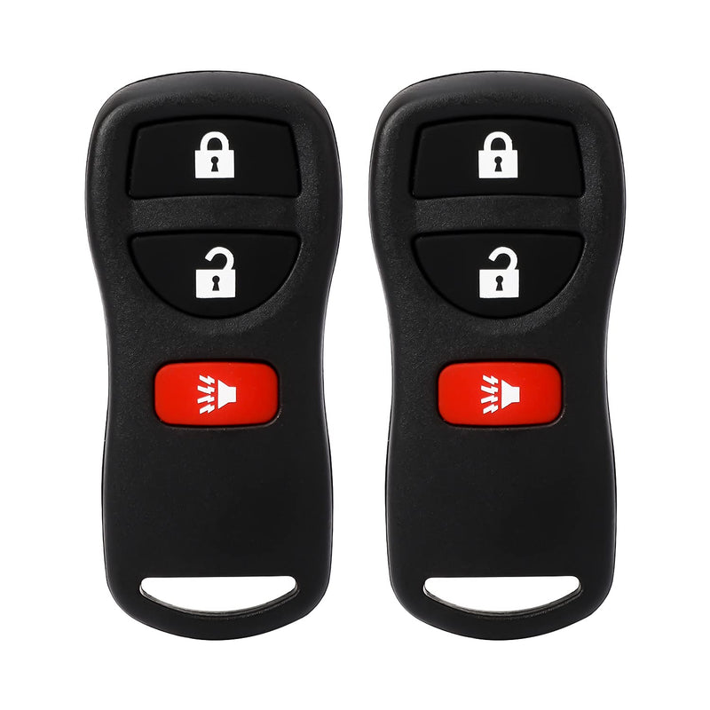  [AUSTRALIA] - Pilida Keyless Entry Remote Control: Car Key Fob 3 Button Clicker Transmitter Entry Remote Key fob Replacement for KBRASTU15 (2 Pack)