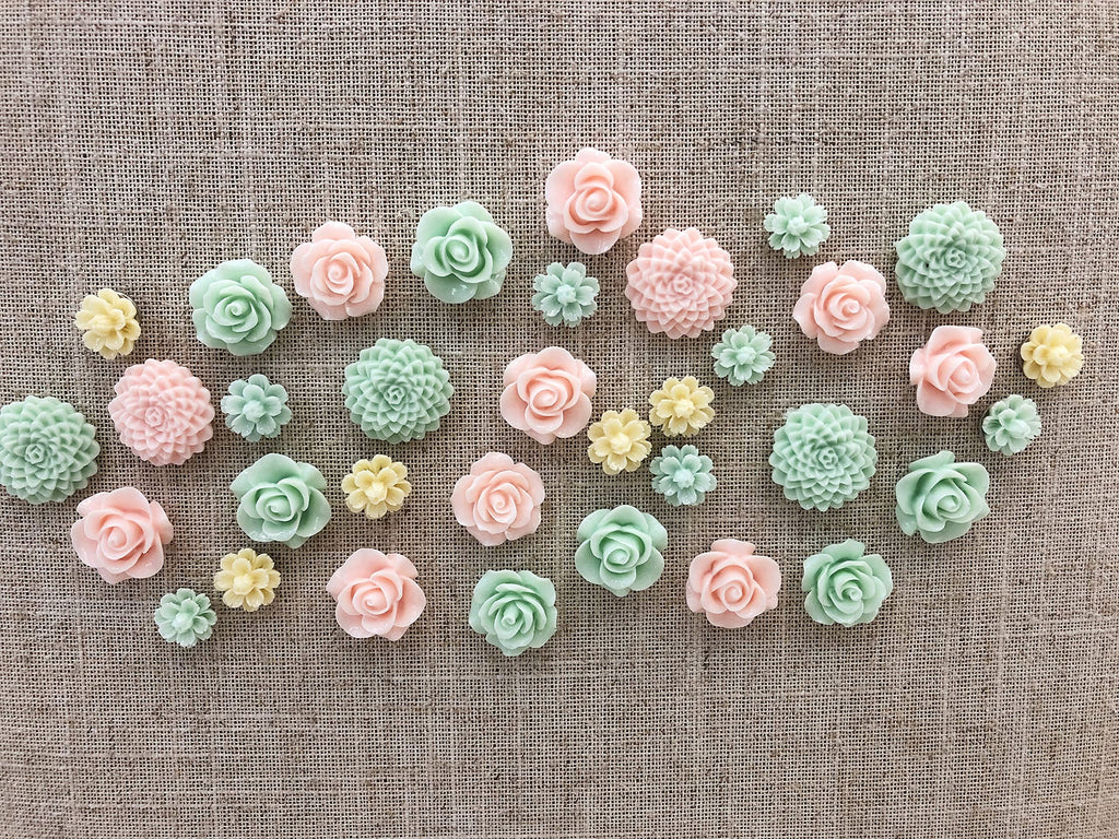  [AUSTRALIA] - 24Pcs Decorative Pushpins,Cork Board Tacks,Bulletin Board Tacks,Thumb Tack Decorative for CorkBoard, Office Organization or Home Aqua