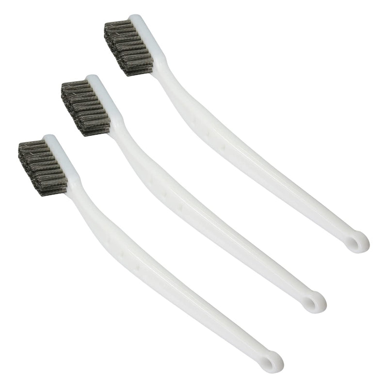  [AUSTRALIA] - Auniwaig 18 cm Stainless Steel Wire Brushes Clean Tool Mini Wire Brush for Cleaning Rust and Welding Slag Paint Stains Grease 3 pcs
