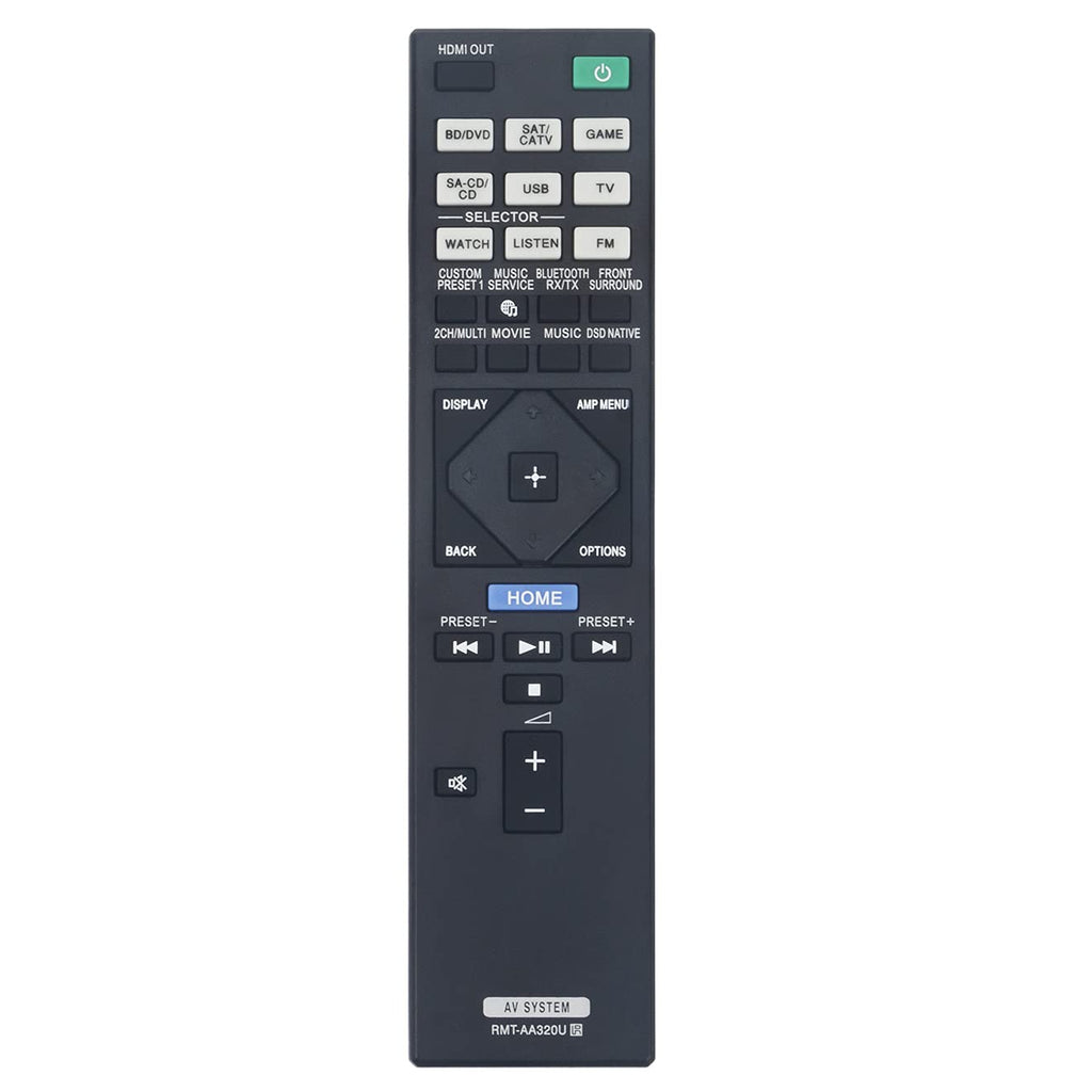 RMT-AA320U RMTAA320U Replace Remote Control fit for Sony Multi Channel Stereo AV Receiver STR-DN1080 STR-ZA810ES STRDN1080 STRZA810ES - LeoForward Australia