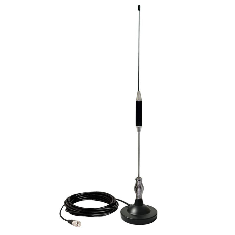  [AUSTRALIA] - CB Antenna 28 inch Portable Indoor Outdoor Antenna with Heavy Duty Magnet Mount Mobile Car Radio 27MHZ All CB Radio Antenna for President Midland Cobra Uniden 1 Complete Set