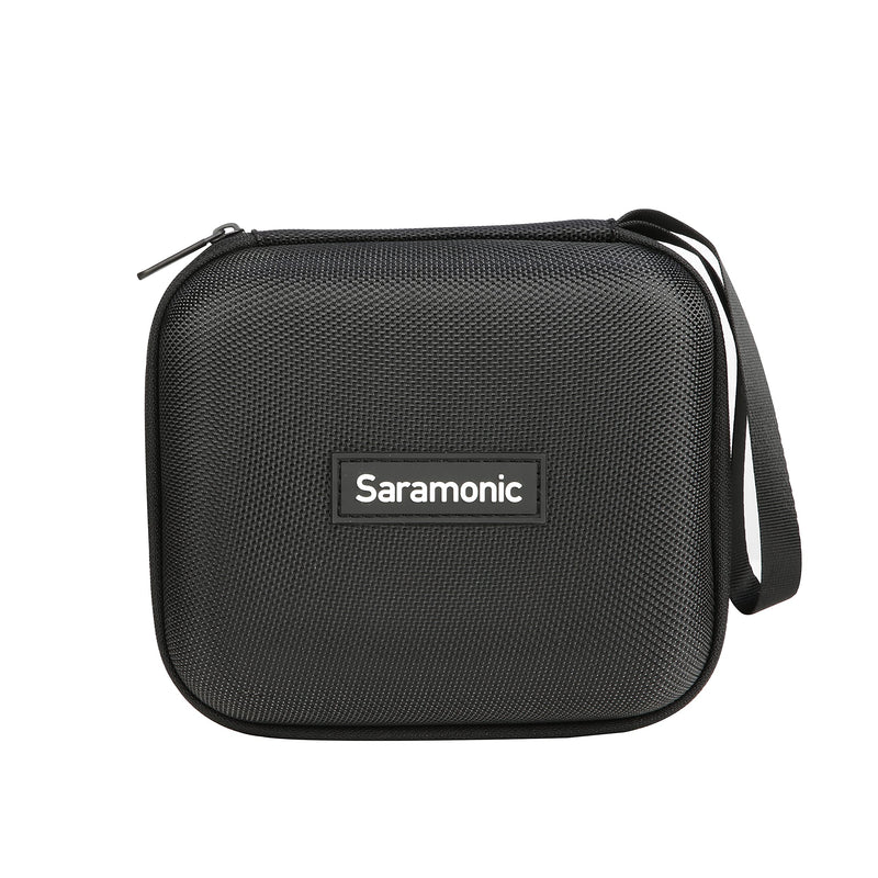  [AUSTRALIA] - Saramonic Zippered Clamshell Protective Case with Strap for Headset or Lavalier Microphones with Clips, Windscreens and More (SR-CS2)