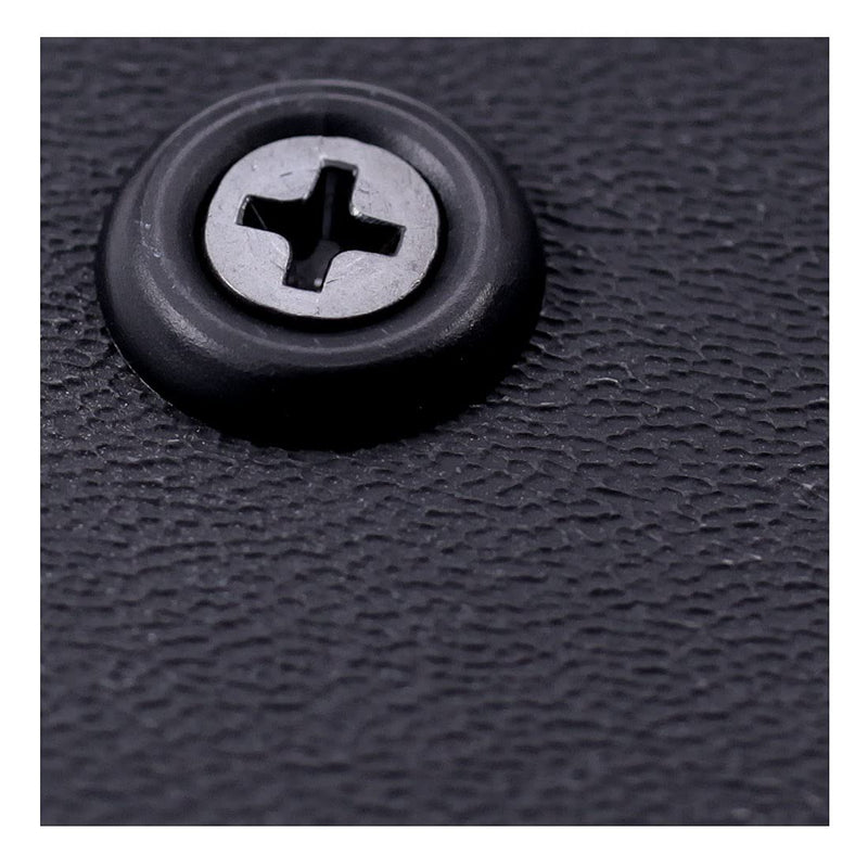  [AUSTRALIA] - Finishing Washers - #8 - (.530 Dia.) - Countersunk - Round Top - Nylon - for Kydex Holster Making - USA Design - (by HolsterSmith) - (Color Collection) - (50 Pack) Black