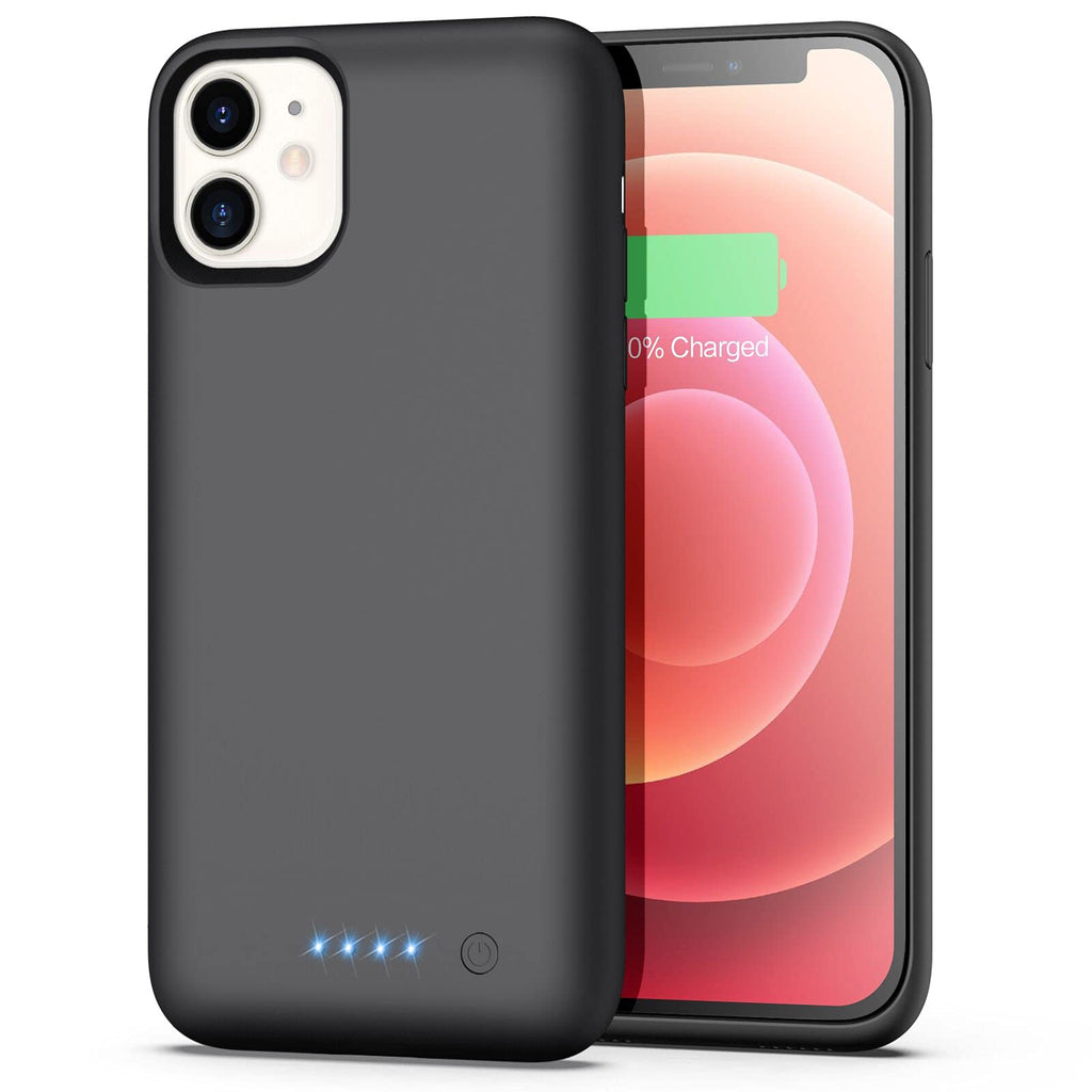  [AUSTRALIA] - Battery Case for iPhone 12/12 Pro,[6800mAh] Protective Portable Charging Case Rechargeable Charger Case Extended Battery Pack for Apple iPhone 12/12 Pro (6.1inch)
