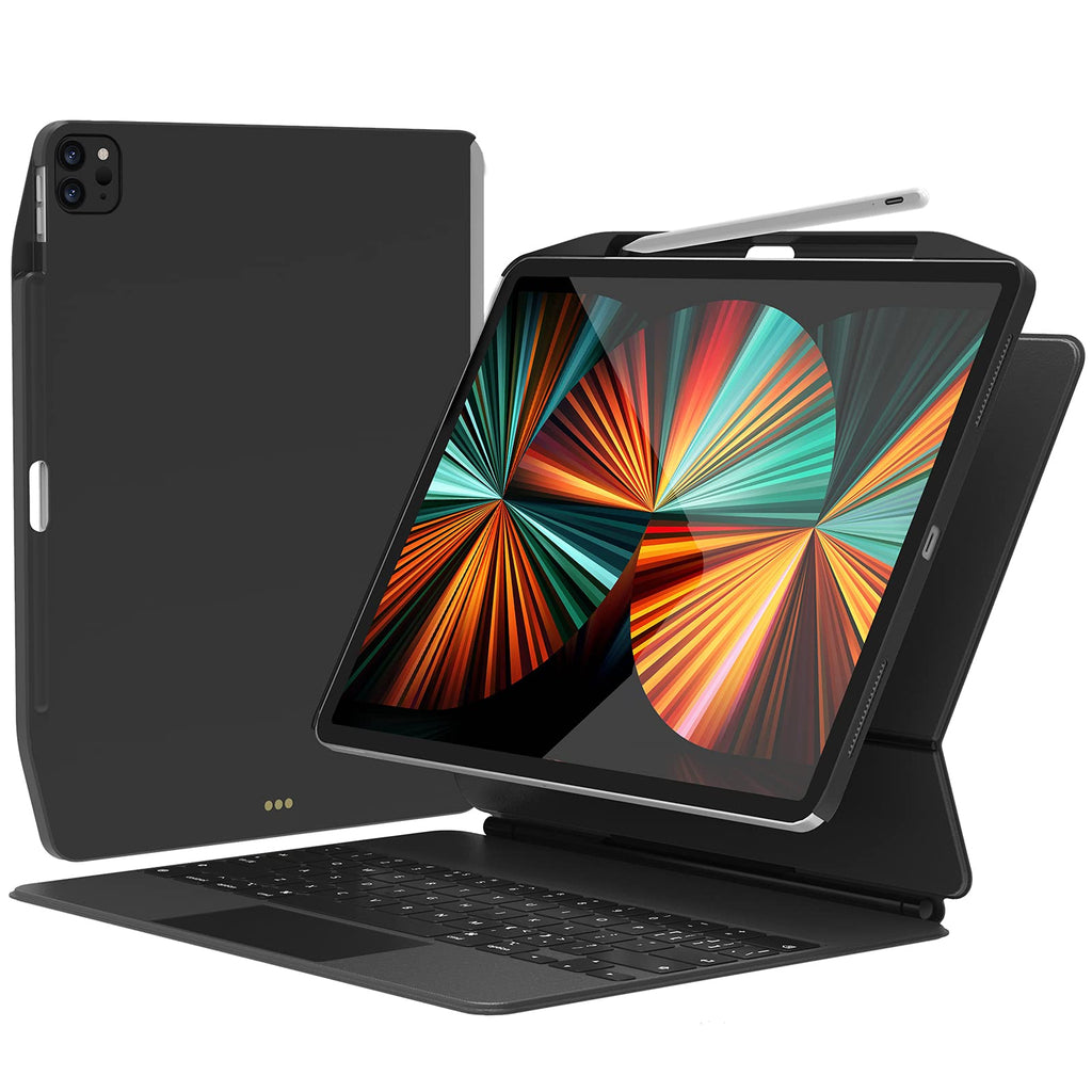  [AUSTRALIA] - SwitchEasy CoverBuddy [2021 Upgrade] Magnetic Case for 2021-2018 iPad Pro 11 Inch & 2020 iPad Air 10.9 Inch,with Pencil Holder (Keyboard Not Included) (iPad Pro 11", Black) Latest 2021 iPad Pro 11"
