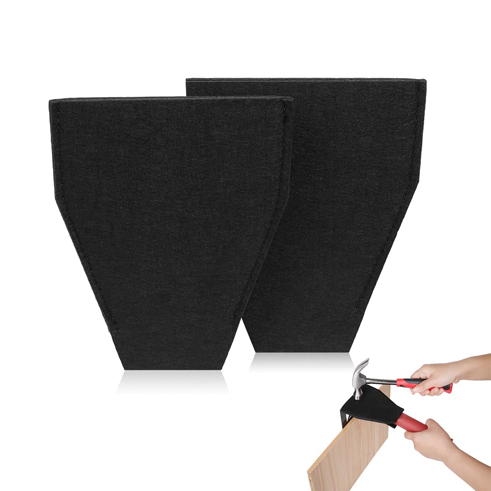  [AUSTRALIA] - 2 Pack Noise Reduction Covers - Elimination Noise Cover, Black Felt Sleeve Case Cover, Felt Trim Puller Tool Sleeve Case for Pay Pry, Tile Removal Tool Universal Cover