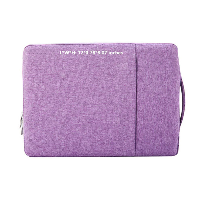  [AUSTRALIA] - 10 Inch Laptop Sleeve Case Water Resistant Bag with Double Zipper (10 Inch, Purple)