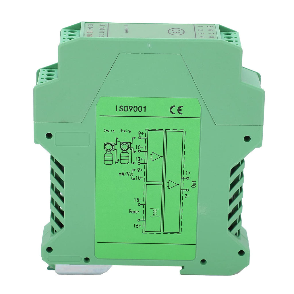  [AUSTRALIA] - Eujgoov DC 24V Current Signal Isolator 1 in 1 Out Conditioner Current Voltage Transmitter Provides Isolated Power Distribution for The Transmitter On Site