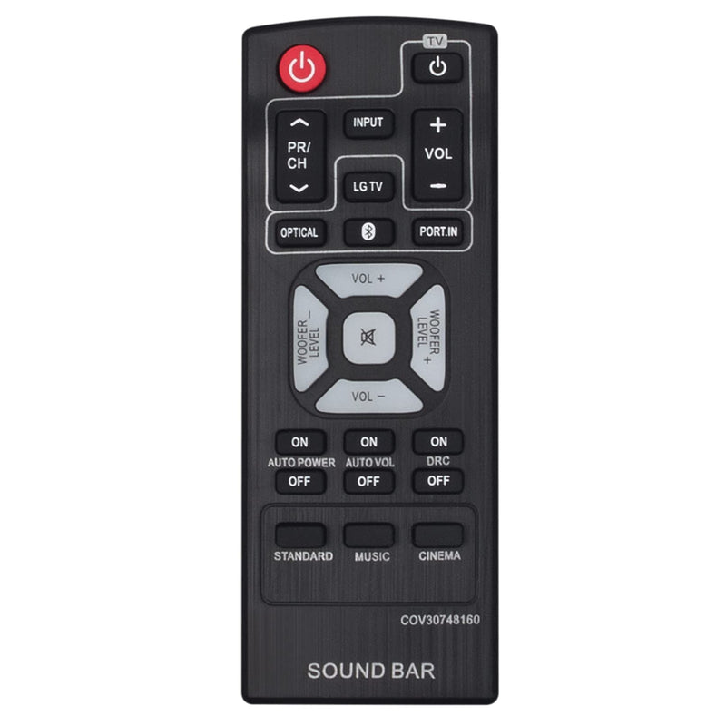 COV30748160 Remote Control Replacement - WINFLIKE COV30748160 Soundbar Replaced Remote Control for LG Sound BAR NB2540 NB2540D NB2540A S24A1-W Remote Controller - LeoForward Australia