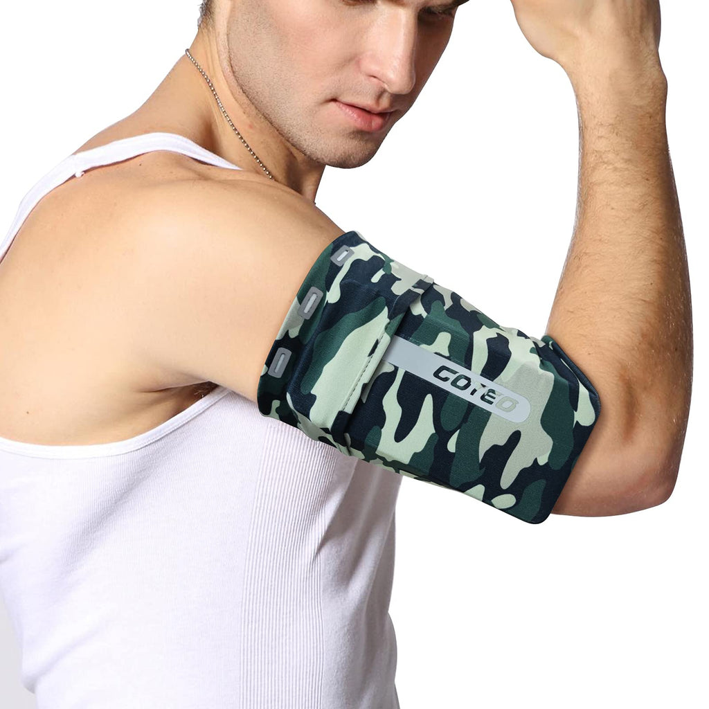  [AUSTRALIA] - COTEO Cell Phone Armband Sleeve/Running Arm Bands for for iPhone X/XS/XR/Max/Plus & Samsung Galaxy S9/ S10/ Plus, Running Phone Holder for Sports, Workout, Bike Ride (Camouflage, S) Camouflage