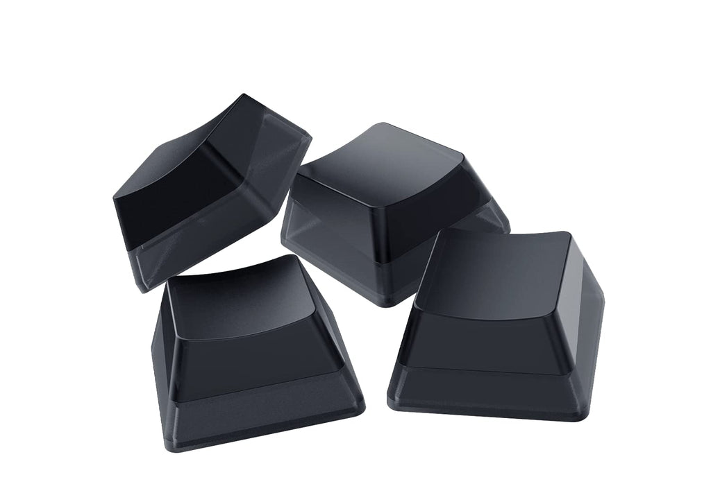  [AUSTRALIA] - Razer Phantom Keycap Upgrade Set: Unique Stealth Design - Translucent Sides - Bottom-Lasered Legends - Keycap Removal Tools & Stablizers - Universal Compatiability - Black Classic Black