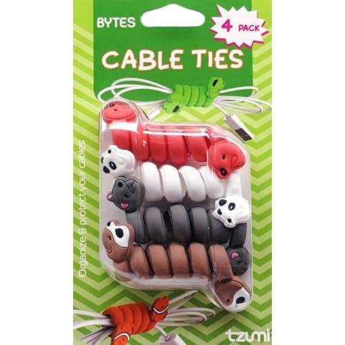  [AUSTRALIA] - BYTES Cable Ties- Gofer/ Mouse/Panda/Dog