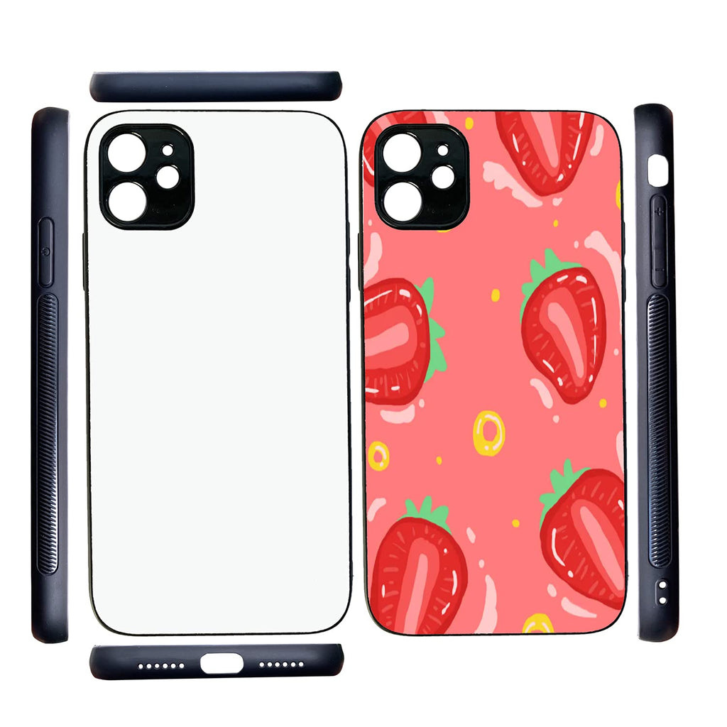  [AUSTRALIA] - JUSTRY 5PCS Sublimation Blanks Phone Case Covers Compatible with Apple iPhone 11, 6.1 Inch,Easy to Sublimate DIY, 2 in 1 2D Soft Rubber TPU Heat Transfer Pure White Finish CASE for iPhone 11 6.1 Inch (2019)