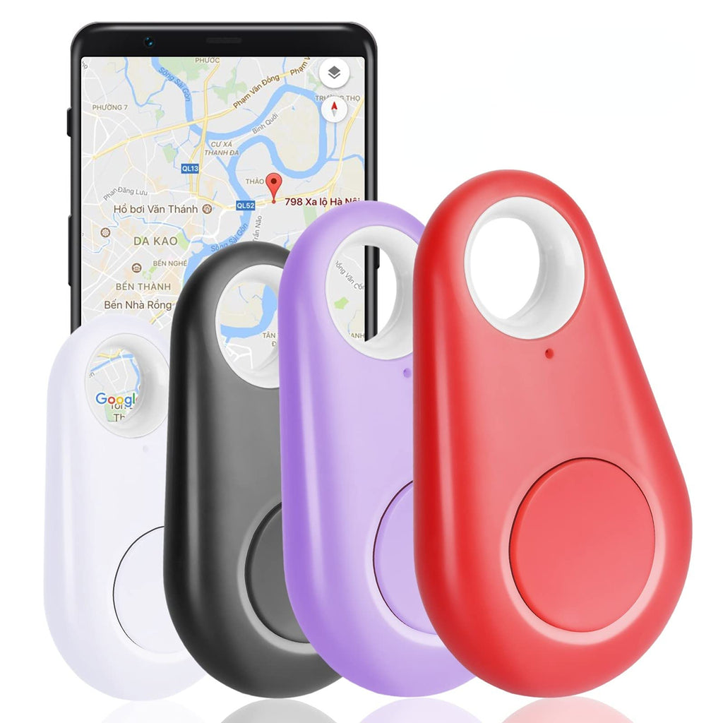  [AUSTRALIA] - Smart Tracker 4 Pack, Key Finder Bluetooth Locator Wireless Anti Lost Alarm Sensor Device Remote Finder, for Kids Locating Phone Keys Wallets Luggage Item Finder