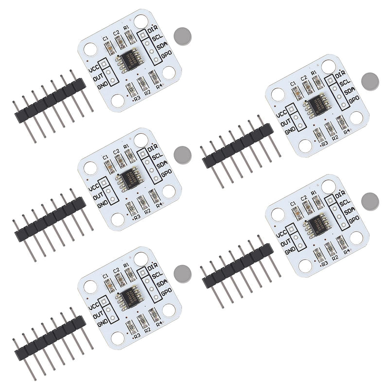 [AUSTRALIA] - 5pcs AS5600 Magnetic Encoder Magnetic Induction Angle Measurement Sensor Module 12bit high Precision