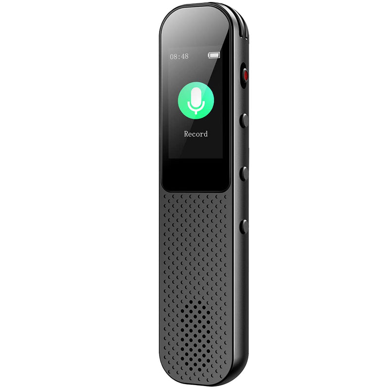  [AUSTRALIA] - 32GB Digital Voice Recorder, Voice Activated Recorder Built-in Speaker with MP3 Player, Noise Reduction Rechargeable Stereo HD Recording Voice for Lecture Interview Meeting. 32GB