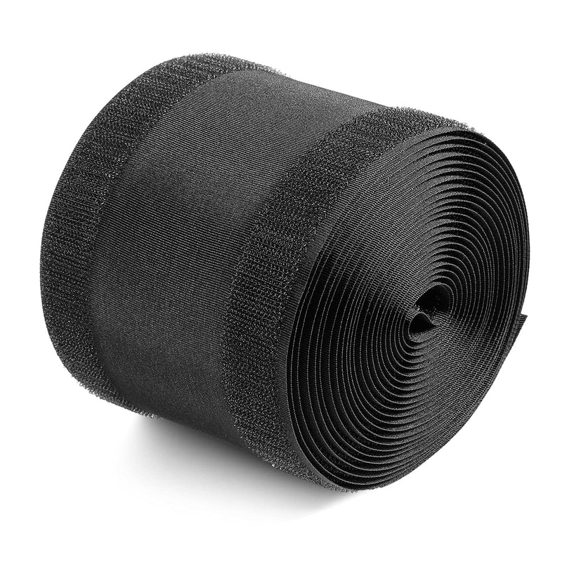  [AUSTRALIA] - Black Cord Cover Floor Cable Cover Carpet Cord Cover Cable Protector Cable Management for Office Carpet, Keep Cable Organized and Protect Cords (4 Inch x 30 Feet) 4 Inch x 30 Feet