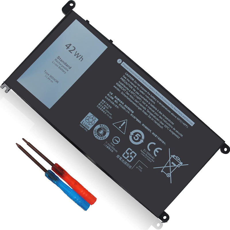  [AUSTRALIA] - 42Wh WDXOR 11.4V Battery for Dell Inspiron 13 7375 7368 7378 5368 5378 5379 P69G 15 7579 7560 7570 7569 7573 5570 5567 5565 5568 5578 5579 5575 17 5765 5767 5770 5775 P58F P66F P75F 3CRH3 FC92N CYMGM