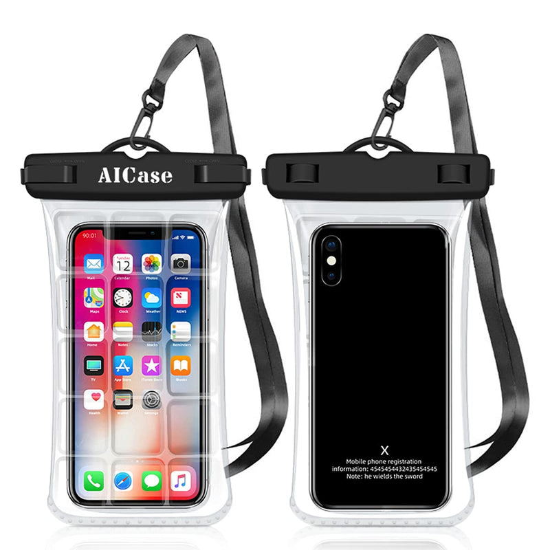  [AUSTRALIA] - AICase Universal Waterproof Phone Case, Underwater Pouch Holder with Lanyard for iPhone 11 12 Pro Max Xr/Samsung Galaxy S21 S20 S10/Note 20 10 5G/LG Stylo 6, Pixel 4a 4XL 5 3/Moto G Power 2021 G7