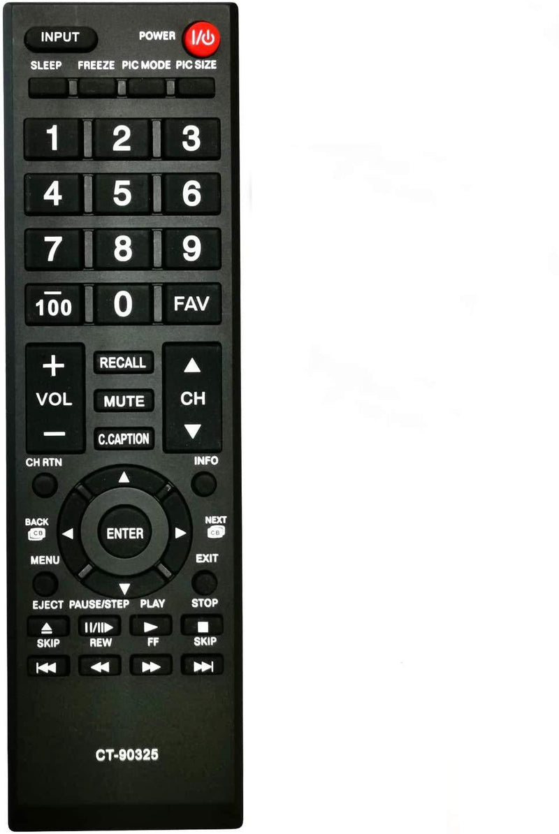  [AUSTRALIA] - Universal Remote Control for Toshiba TVs Replacement Remote for All Toshiba LCD LED 3D HDTV 4K UHD Smart TV Remotes