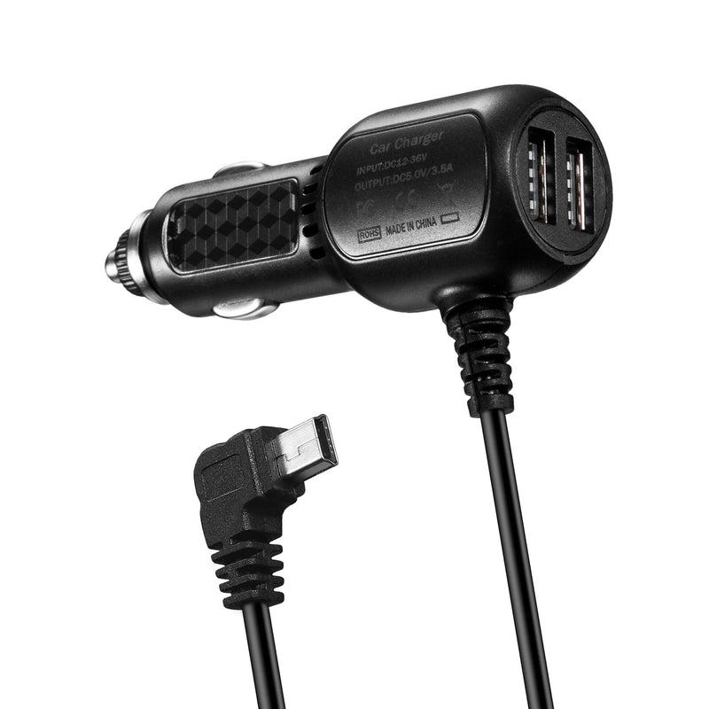  [AUSTRALIA] - Car Charger Charging Cable Vehicle Power Cable Compatible for CARRVAS,Xgody J727,AROVA,RAND McNally TND 540LM 730, Magellan Roadmate 5255 5265,Garmin Dezl GPS Navigation Power Cord Supply